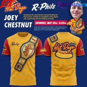 Reading Fightin Phils 2026 Hot Dogs Joey Chestnut Night Shirt