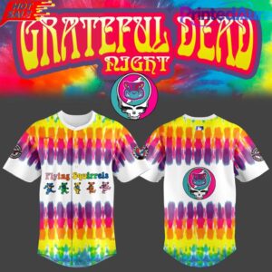 Richmond Flying Squirrels x Grateful Dead Night Baseball Jersey