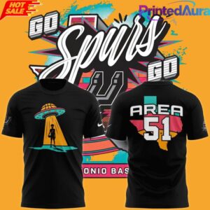 San Antonio Spurs Fiesta Alien Landing Shirt