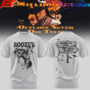 Shaboozey The Outlaws Never Die Tour 2026 Shirt