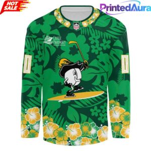 Sioux City Musketeers Hawaii Night Tropical Custom Hockey Jersey 1