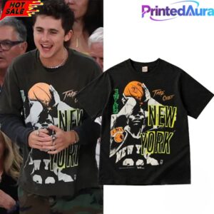 Timothee Chalamet New York Knicks MSG Game 1 Shirt