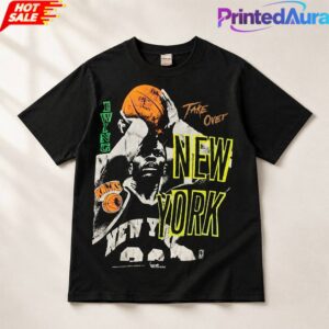 Timothee Chalamet New York Knicks MSG Game 1 Shirt 1