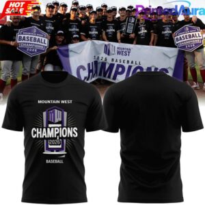 Washington State Cougars 2026 Mountain West Baseball Tournament Champions Shirt