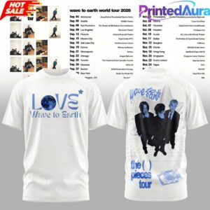 Wave to Earth The Pieces Tour 2026 Love & Pieces Shirt