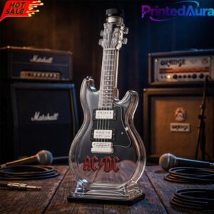 ACDC Guitar Shaped Limited Edition Whiskey Bottle 2