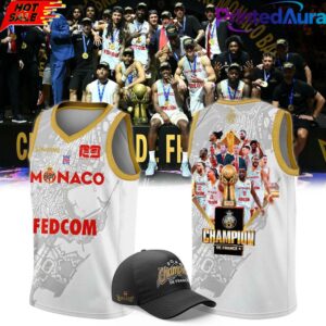 AS Monaco Basket 2026 Betclic Élite Champions Two-Sided Graphic Jersey