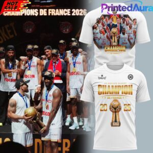 AS Monaco Basket 2026 French League Champions Tee