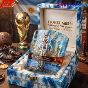 Argentina World Cup Champions Whiskey Glass