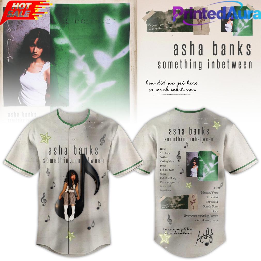 Asha Banks Special something inbetween 2026 Limited Edition Baseball Jersey Asha Banks Special something inbetween 2026 Limited Edition Baseball Jersey