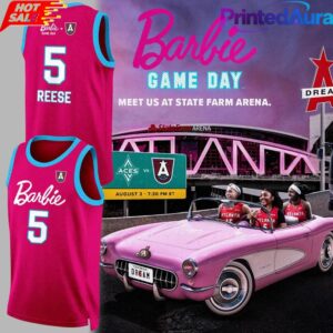 Atlanta Dream Barbie Game Day 2026 Baskeball Jersey