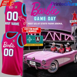 Atlanta Dream Barbie Game Day  2026 Custom Baskeball Jersey