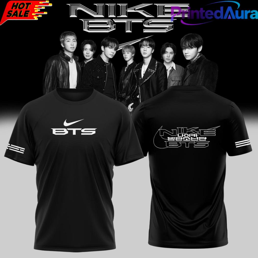 BTS Collection Black 3D Tee - Premium Graphic Apparel Collective