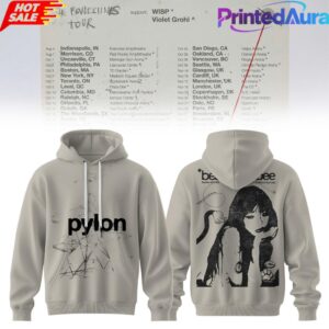 Beabadoobee  The Powerlines Tour Pylon Graphic Hoodie