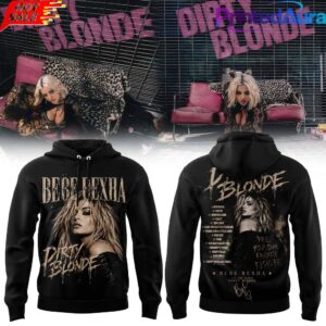 Bebe Rexha Dirty Blonde Album 2026 Signature Black Hoodie