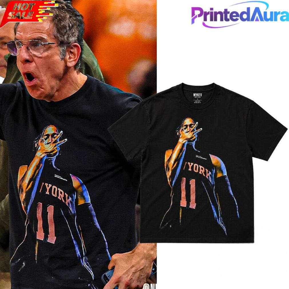 Ben Stiller Jalen Brunson Tee 2026 NBA Finals Tee Ben Stiller Jalen Brunson Tee 2026 NBA Finals Tee