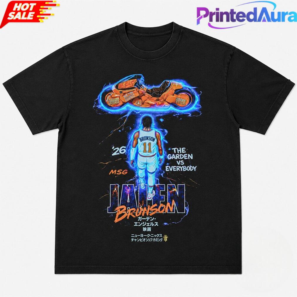 Ben Stiller Knicks Game 5 Jalen Brunson Motorcycle Tee Ben Stiller Knicks Game 5 Jalen Brunson Motorcycle Tee