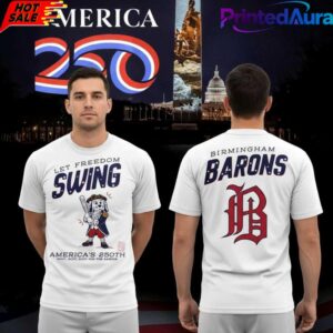 Birmingham Barons 2026 250th Anniversary of Americas Tee