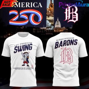 Birmingham Barons 2026 250th Anniversary of Americas Tee 1