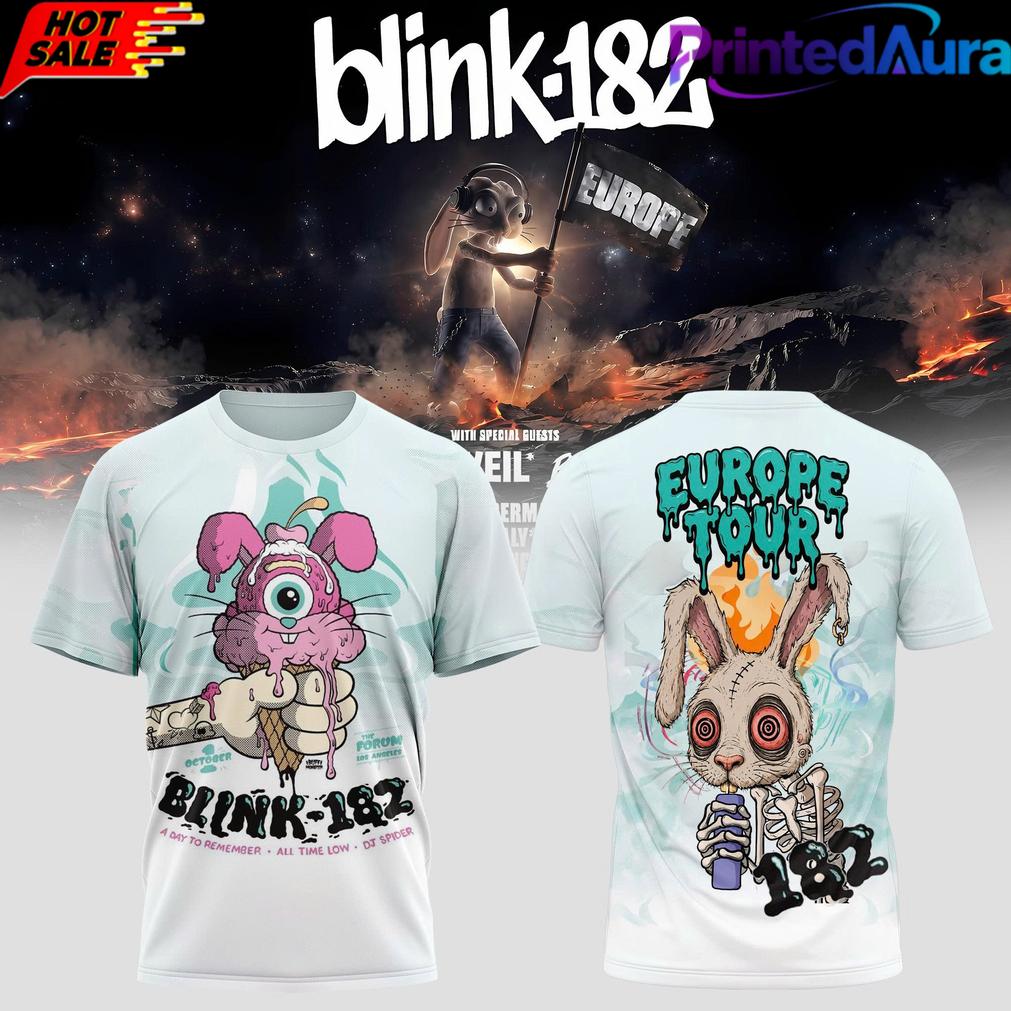 Blink-182 Meltdown Europe Tee Blink-182 Meltdown Europe Tee