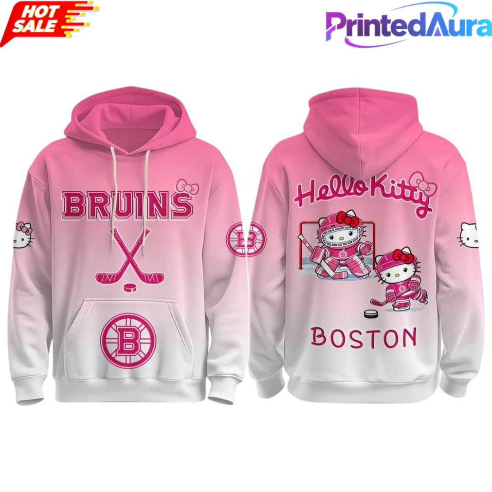 Boston Bruins Hello Kitty Hoodie Boston Bruins Hello Kitty Hoodie