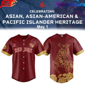 Boston Red Sox 2026 AAPI Heritage Night Special Baseballl Jersey