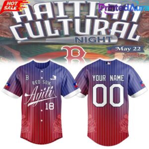 Boston Red Sox 2026 Haitian Heritage Celebration Night Custom Baseballl Jersey