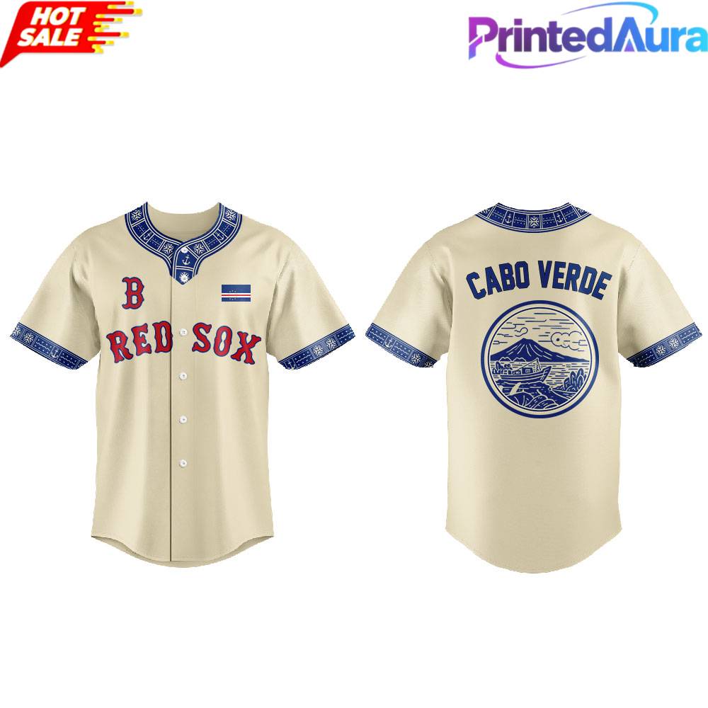 Boston Red Sox x Cabo Verde Celebration 2026 Jersey Boston Red Sox x Cabo Verde Celebration 2026 Jersey