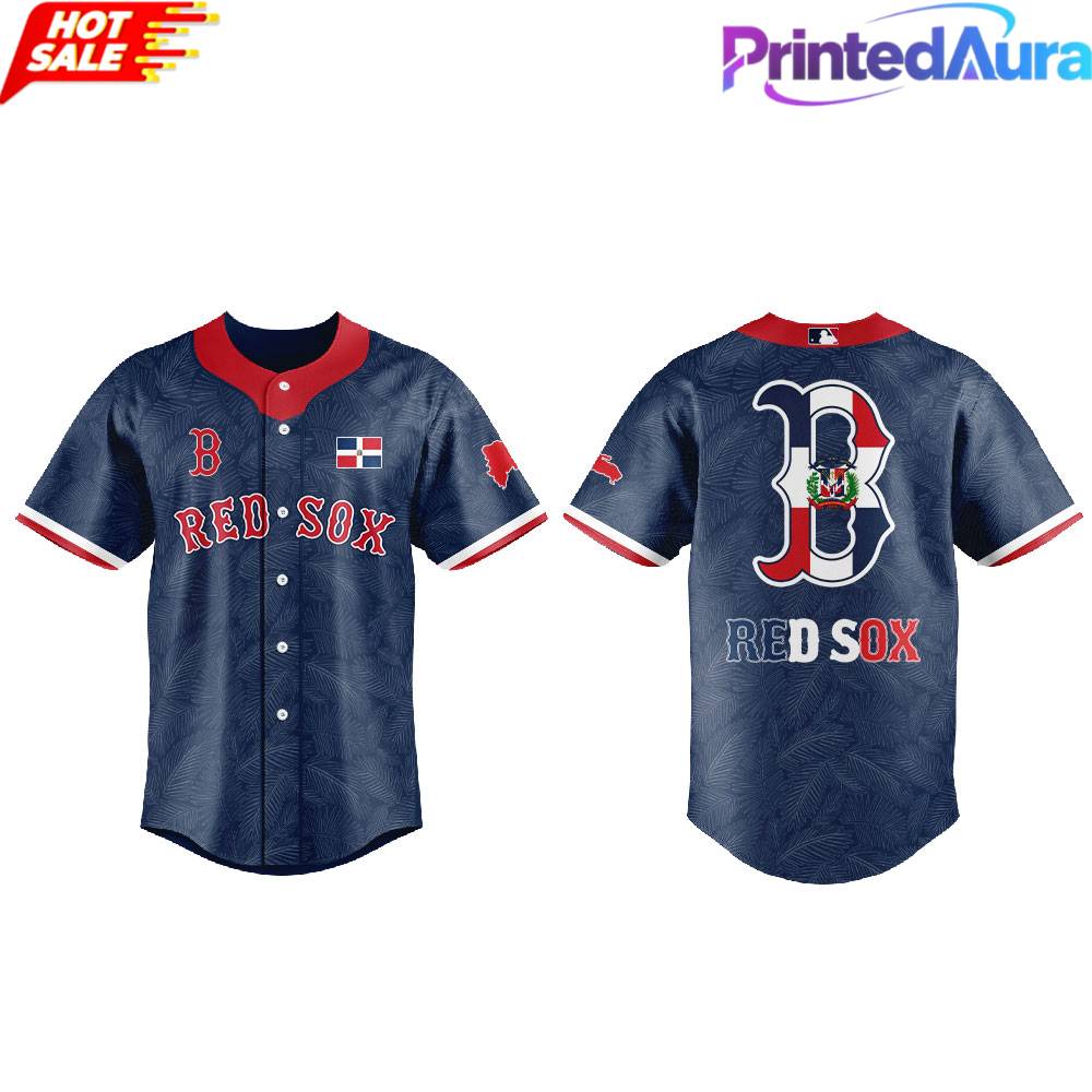 Boston Red Sox x Dominican Republic Celebration 2026 Jersey Boston Red Sox x Dominican Republic Celebration 2026 Jersey