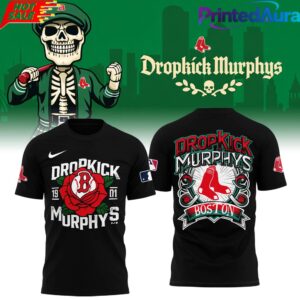 Boston Red Sox x Dropkick Murphys Special Black Shirt