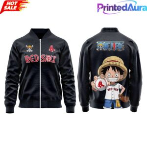 Boston Red Sox x One Piece Night at the ballpark Bomber Jacket 1