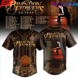 Brandon Flowers On Tour 26 Baseball Jersey Edition