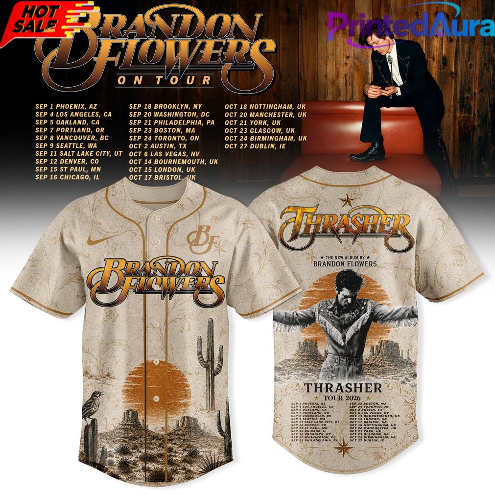 Brandon Flowers On Tour 26 Baseball Jersey Edition Brandon Flowers On Tour 26 Baseball Jersey Edition