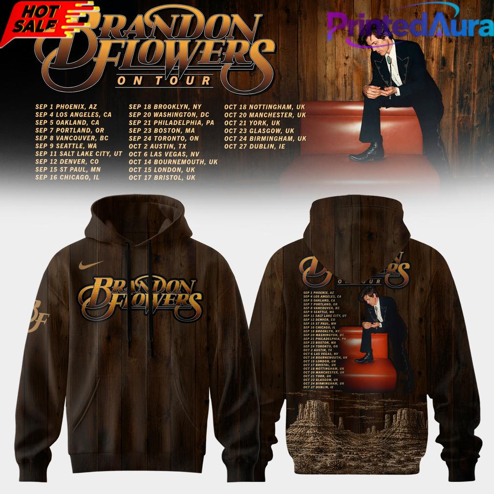 Brandon Flowers On Tour 26 Hoodie Edition Brandon Flowers On Tour 26 Hoodie Edition