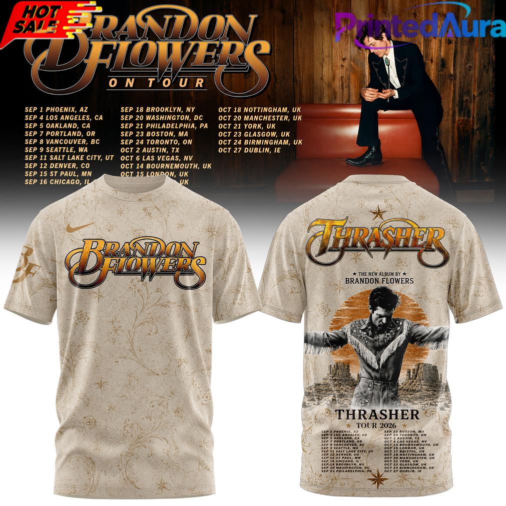 Brandon Flowers On Tour 26 Tee Edition Brandon Flowers On Tour 26 Tee Edition