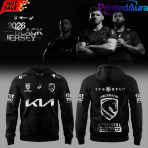 Brisbane Broncos Back In Black Bold New Mental Health Round Hoodie