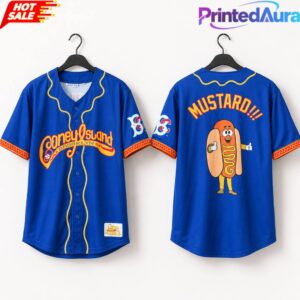 Brooklyn Cyclones Hot Dog Baseball Jersey