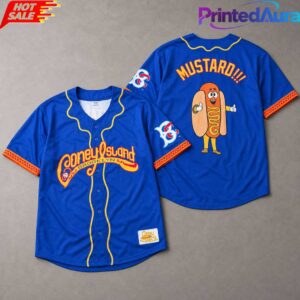 Brooklyn Cyclones Hot Dog Baseball Jersey 1