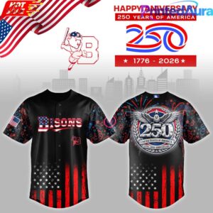 Buffalo Bisons x 250 Years USA Anniversary Limited Edition Jersey