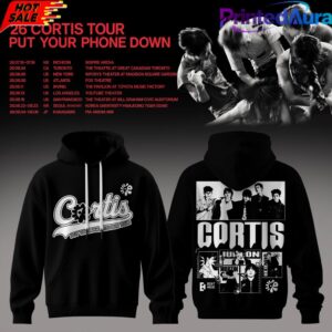 CORTIS Put Your Phone Down Tour 2026 Black Hoodie