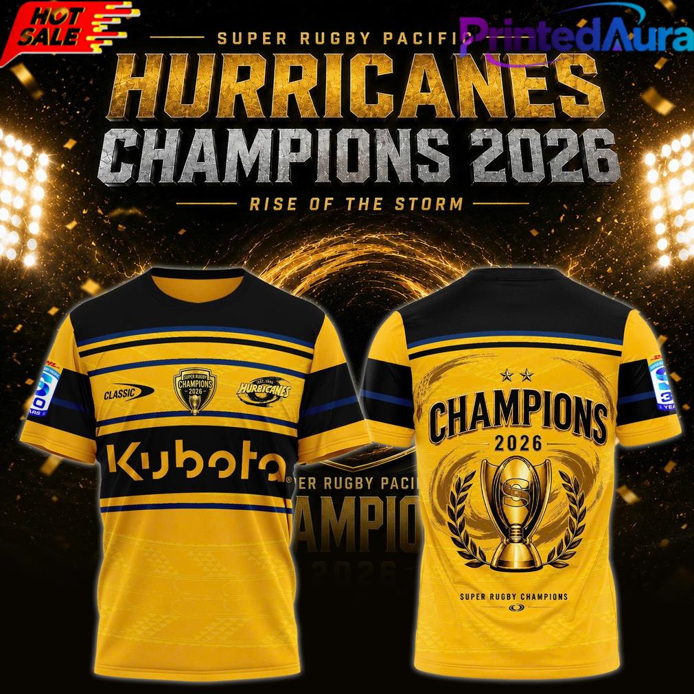 Carolina Hurricanes Super Rugby Pacific 2026 Champions Tee Carolina Hurricanes Super Rugby Pacific 2026 Champions Tee