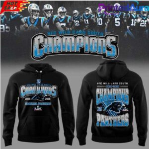 Carolina Panthers NFC Wild Card South Champions Hoodie