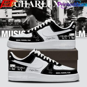 Charli XCX “Album Music, Fashion, Film” Black AF1 Shoes