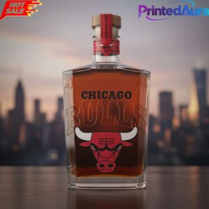 Chicago Bulls ‘Windy City’ Jordan Era Whiskey Bottle