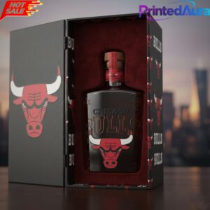 Chicago Bulls 'Windy City' Jordan Era Whiskey Bottle 1