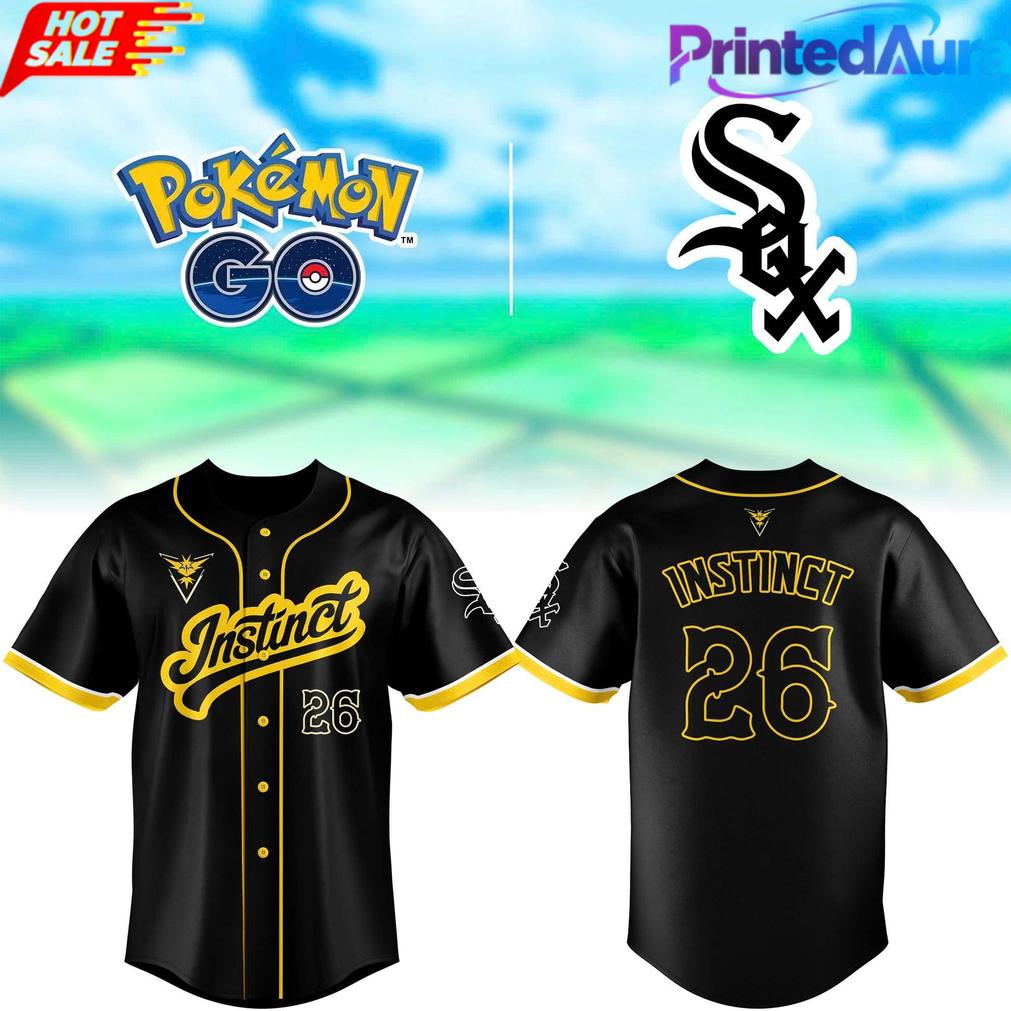 Chicago White Sox Pokémon Go Night Team Instinct Jersey Chicago White Sox Pokémon Go Night Team Instinct Jersey