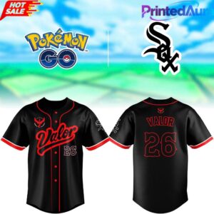 Chicago White Sox Pokémon Go Night Team Valor Jersey