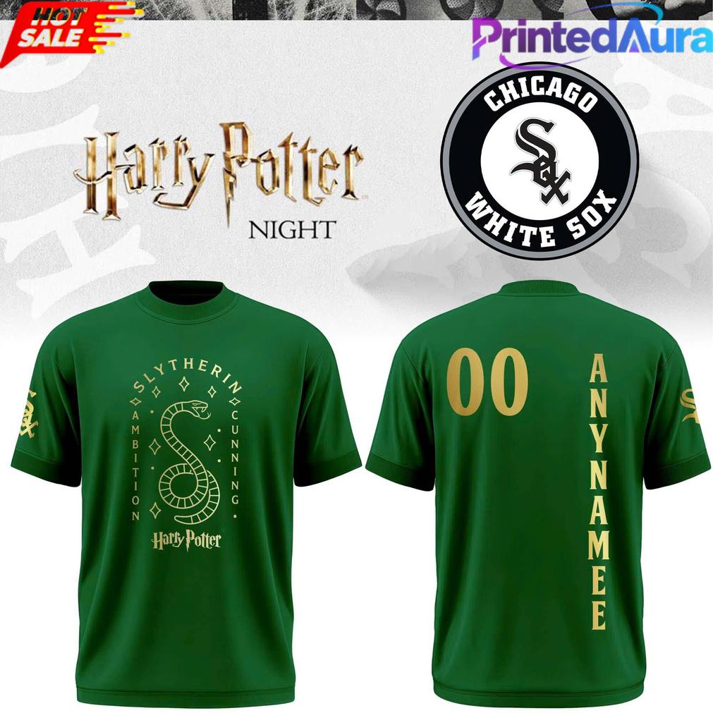 Chicago White Sox Slytherin House 2026 Special Tee Chicago White Sox Slytherin House 2026 Special Tee