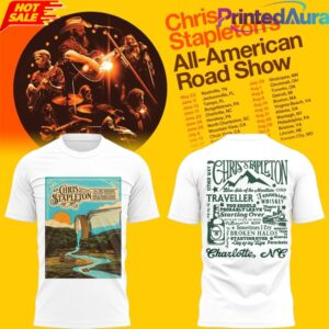 Chris Stapleton “All-American Road Show” in Charlotte, NC 3D Tee