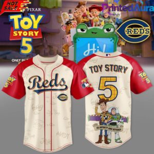 Cincinnati Reds x Toy Story 5 Theme Night Limited Baseball Jersey